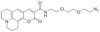 Coumarin 343 PEG2 azide